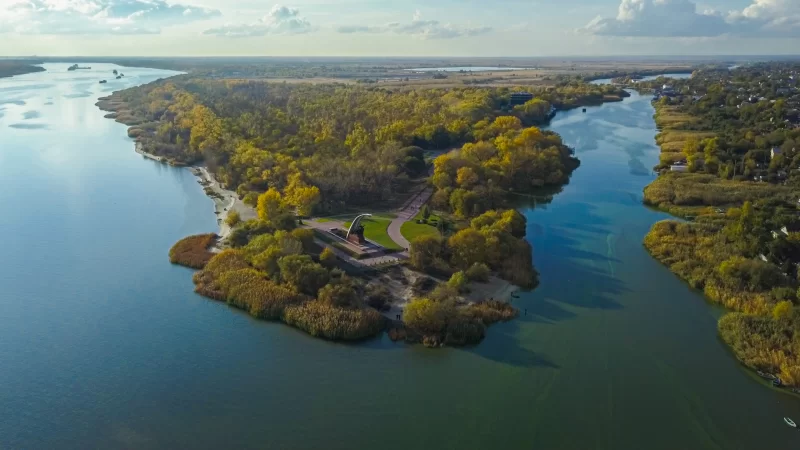 Кумженская роща #2212: Осень на слиянии рек