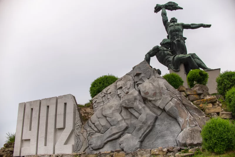 The monument of the strike of 1902