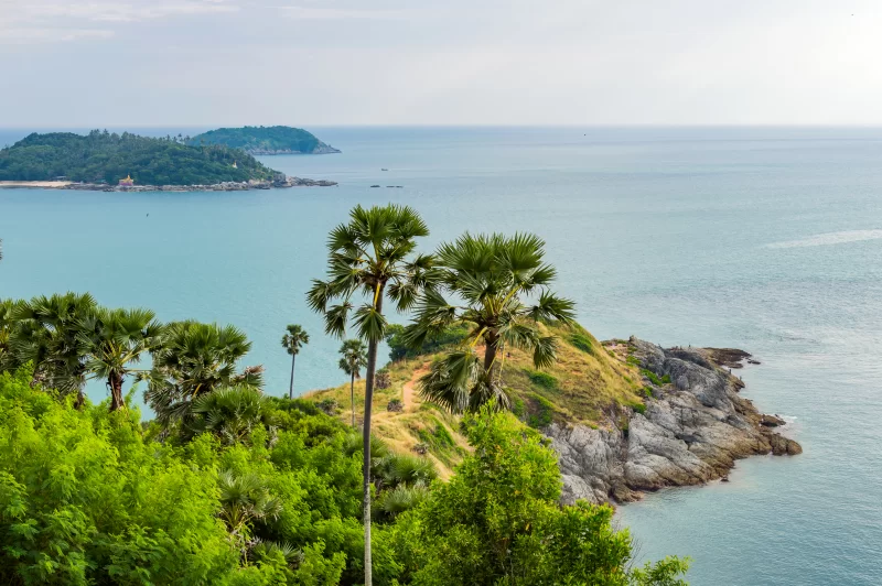 Вид на закат с мыса Фромтеп