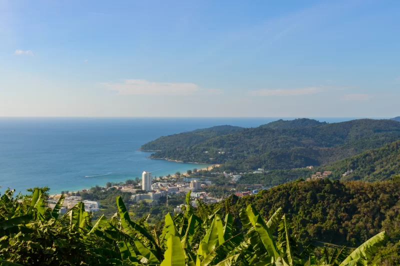 Панорамный вид на пляж Патонг, Фукет