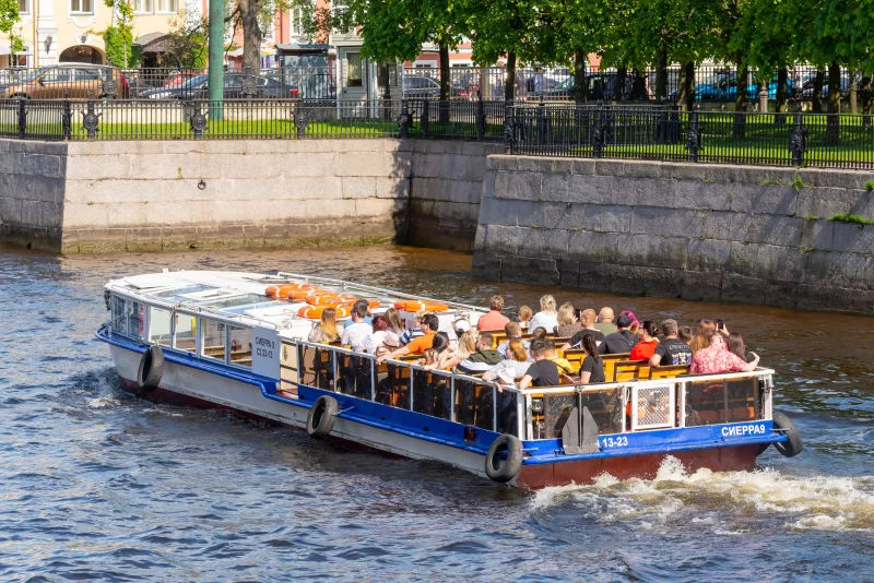 Boat trip on the river