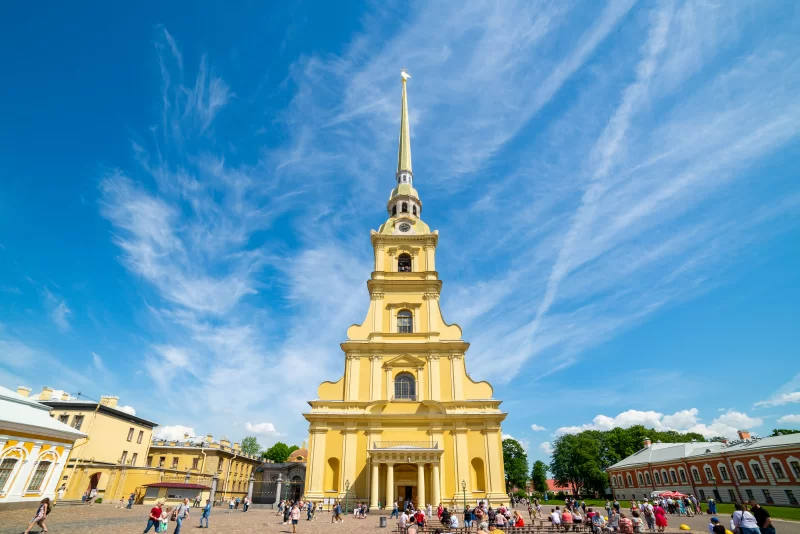 Spire of the Peter and Paul Cathedral
