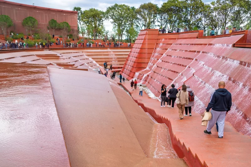 Water gardens in Galitsky Park, Krasnodar