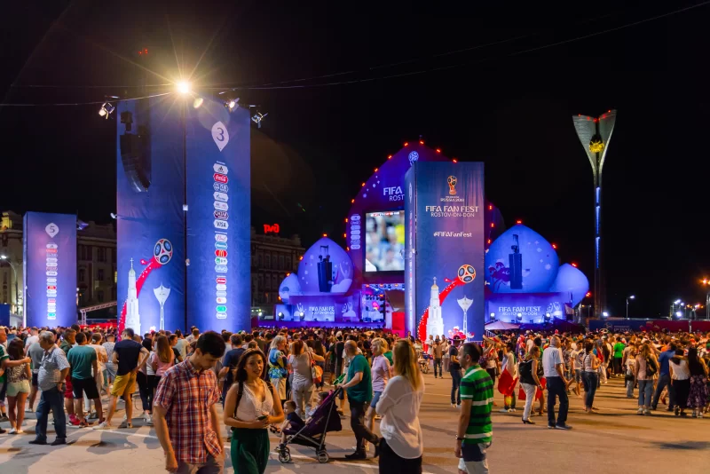 Фан-зона в Ростове-на-Дону на ЧМ-2018
