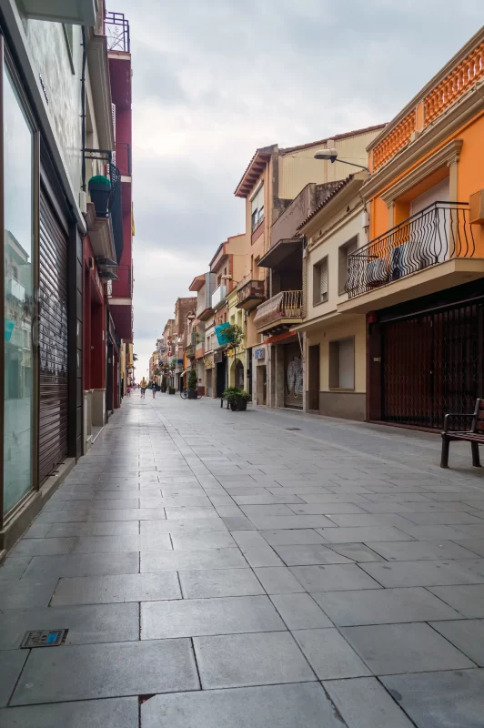 Улица в Малграде-де-Мар, Испания