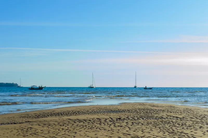 Sailing Boats on Bang Tao Beach, Phuket