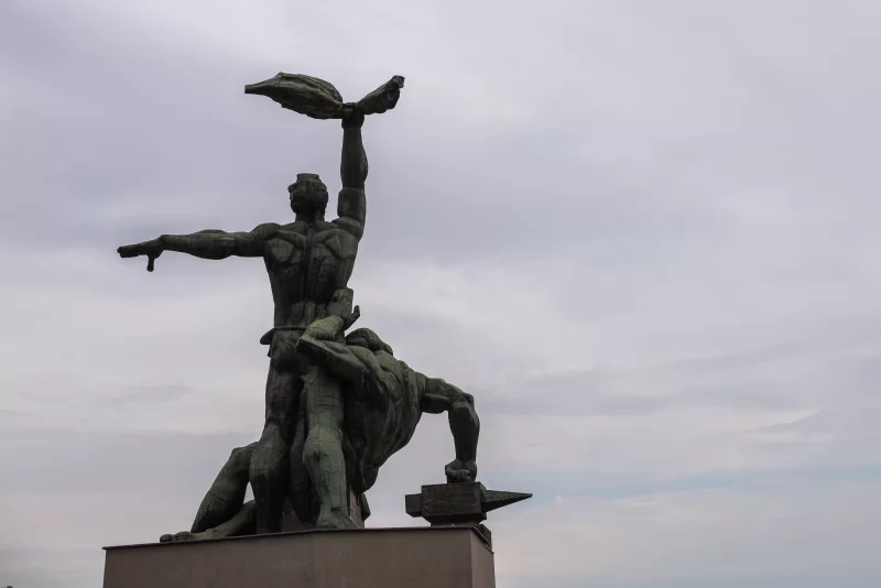 The monument of the strike of 1902