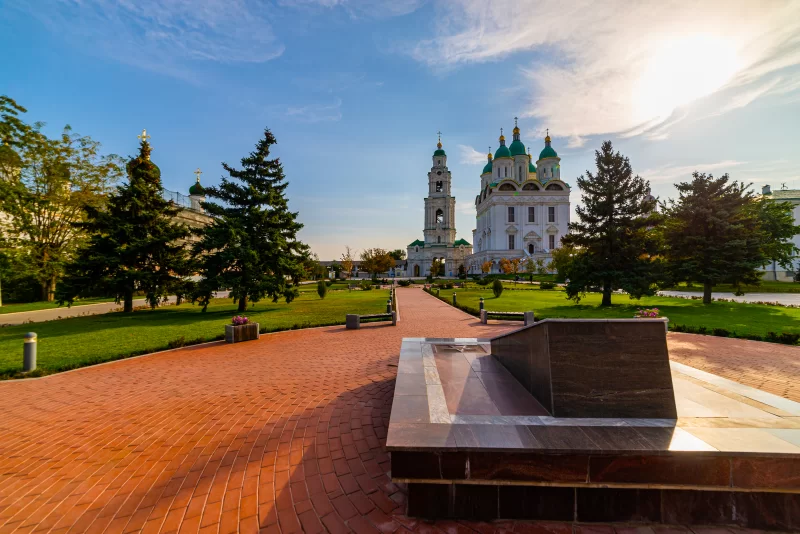 Соборная площадь в Зарайске