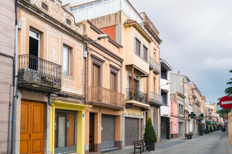 Улица в Малгранте-де-Мар, Испания