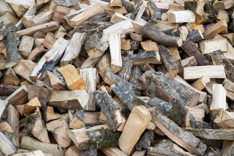 Стог дров на зиму