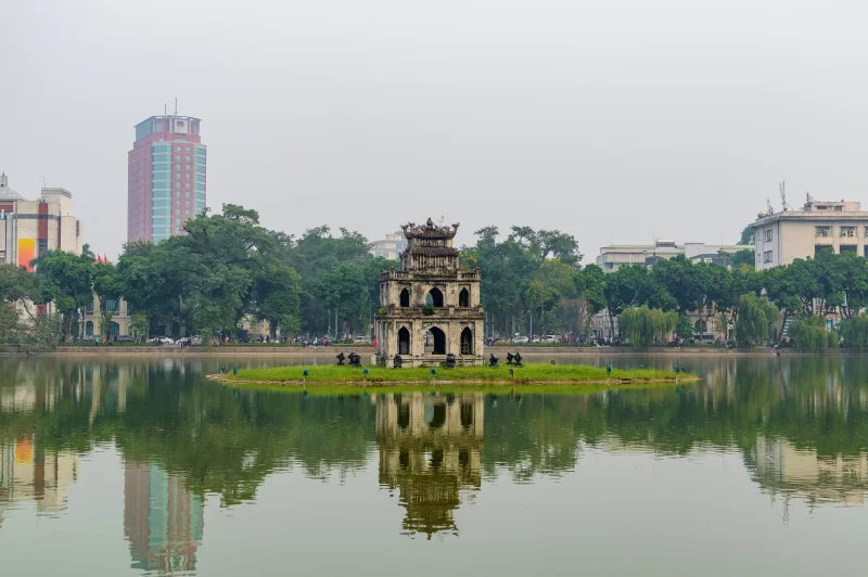 Hoan Kiem Lake and Ngoc Son Temple
