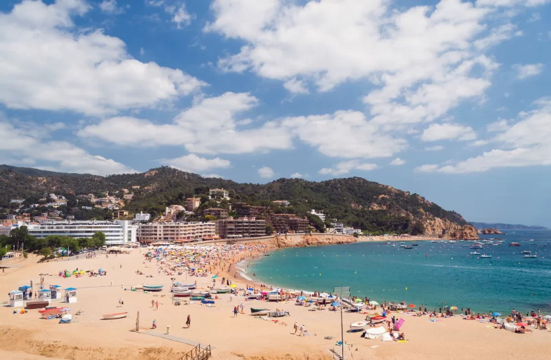 Пляж Тосса-де-Мар, Коста-Брава, Испания