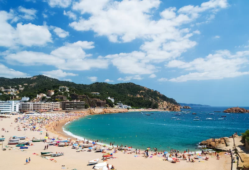 Пляж Тосса-де-Мар, Коста Брава, Испания