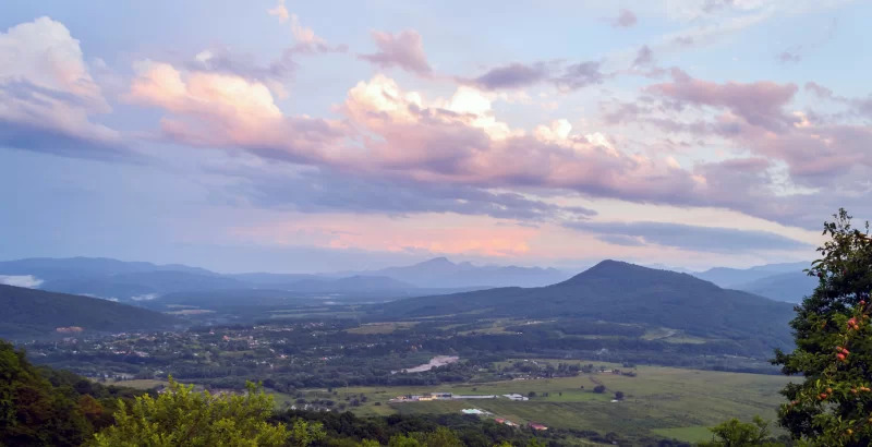 Закат в горах